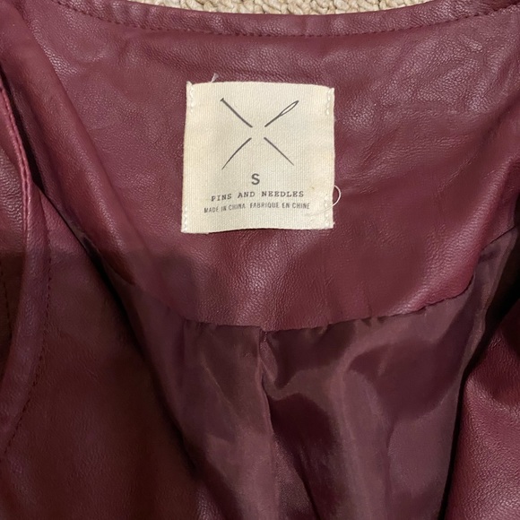 UO Pins and Needles Faux Leather Jacket Size small - Picture 5 of 9